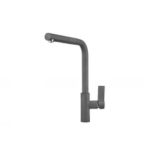 2502, ГРАФИТ Смеситель для кухни однорыч.,черно-сер., GRANULA