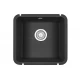 Кухонная мойка GRANULA (3801, ЧЕРНЫЙ)