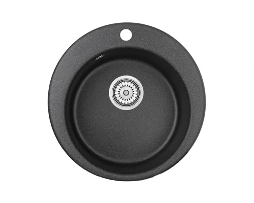 Кухонная мойка GRANULA (4801, ЧЕРНЫЙ)