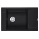 Кухонная мойка GRANULA (7806, ЧЕРНЫЙ)