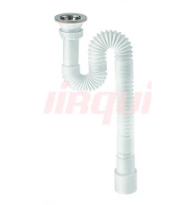 Сифон гофрированный 1 1/4*40/50 длина 1200мм , WIRQUIN