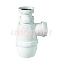 МИНОР (SM1000) сифон 1 1/2*40 мм без выпуска, WIRQUIN