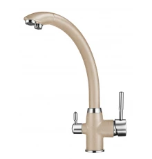 2167, ПЕСОК Смеситель для кухни однорыч., с подкл. для питьевой воды, GRANULA