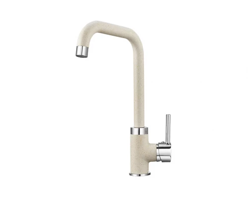 0041, ПИРИТ Смеситель для кухни однорыч., беж., GRANULA