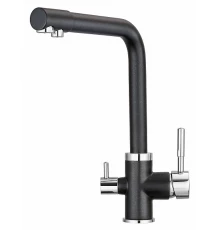 Комплект кухонный смеситель Granula 2015 Шварц + Фильтр Granula