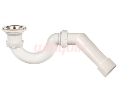 Сифон S-образный   1 1/2 х 40 мм проточного типа.WIRQUIN