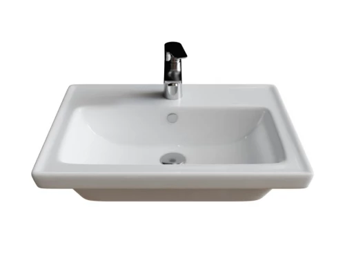 Раковина EKOKERAMA QUATTRO 0118 мебельная 603х438мм белый касабланка (EK118Р)