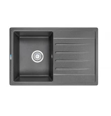 Кухонная мойка GRANULA (7602, ГРАФИТ)