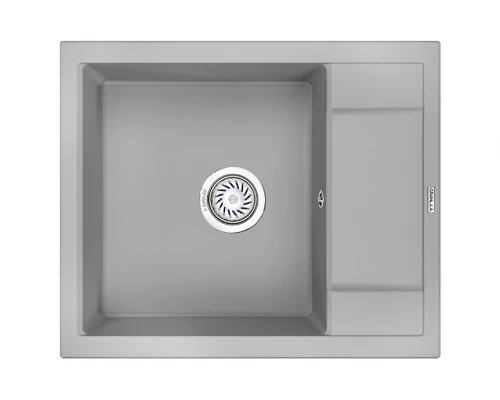 Кухонная мойка GRANULA (6002, АЛЮМИНИУМ)