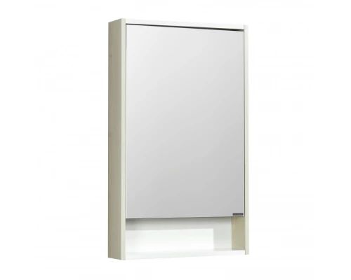 Зеркальный шкаф РИКО 50, белый, ясень фабрик