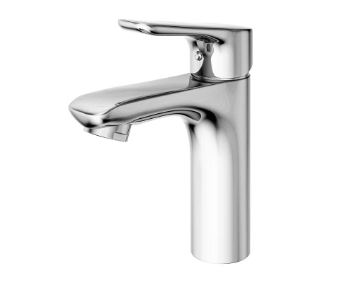 Selena Смеситель для умывальника,монолит.излив ,р/ОД,хром, LM, LM0806C