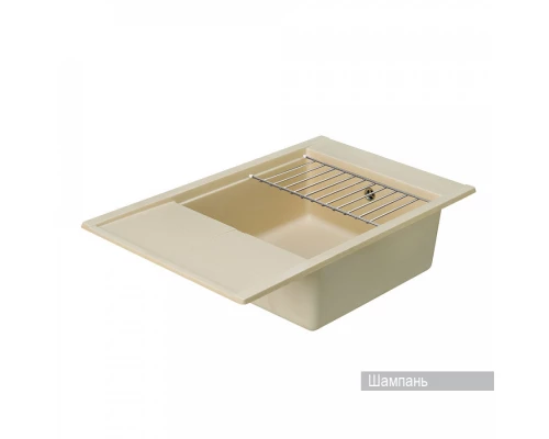 Мойка для кухни Делия 78 787x516x218 мм, прямоуг. с крылом, шампань