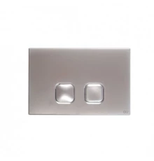 070827 Панель механ. двойная PLAIN, пластик, хром глянцевый, OLI 