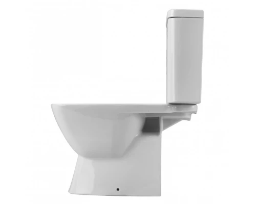 НЕО Унитаз-компакт, горизонт. выпуск, 2-х реж. арматура, сиденье дюропласт. САНТЕК