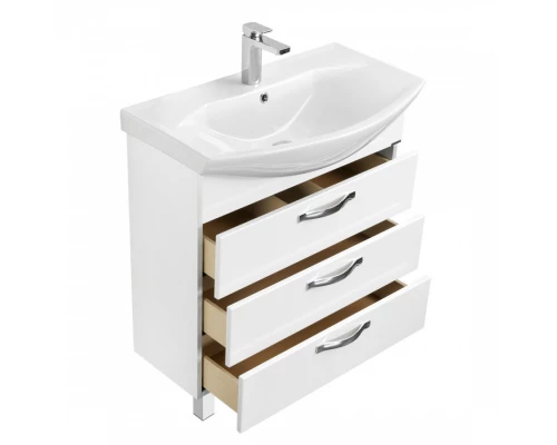 Тумба АРИЯ 80 Н, бел. (под раковину СМАЙЛ 80)