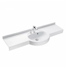 Раковина ОТЕЛЬ 5/1500 с навесами и диспенсором