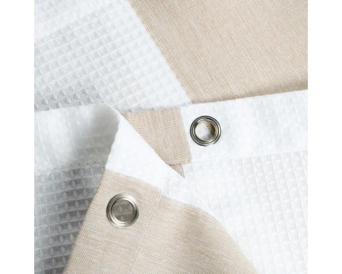 Шторка для ванной Fixsen Vafel, бежевая FX-5020A