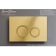 Кнопка смыва IBERICA BLANCA ESTI-O ABS-пластик, золото глянцевое (IB.B082.006.001)