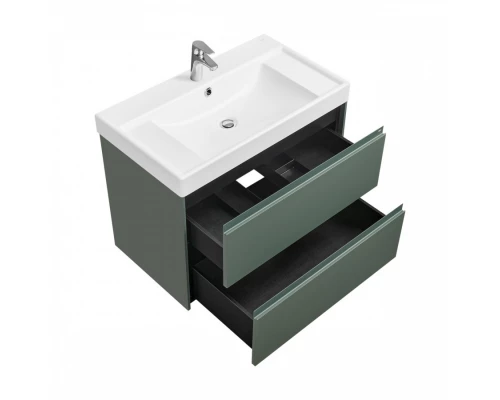ONA Модуль для раковины 800 мм, 785x450x565 мм, с 2 ящиками, зеленый матовый, ROCA