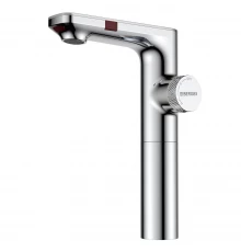 Смеситель для раковины MORANS сенсорный высокий, хром глянцевый, BERGES