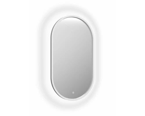 Зеркало Prime White Led 450x800 с сенсором, рама МДФ