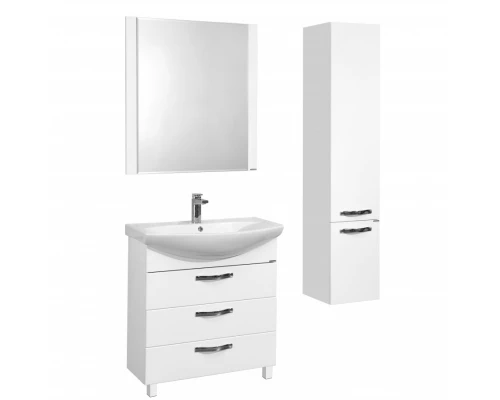 Тумба АРИЯ 80 Н, бел. (под раковину СМАЙЛ 80)