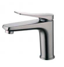 Bronx Смеситель для раковины, монолит.излив98мм дон.клап.Click/Clack ,р/ОД, графит, LM, LM3706GM