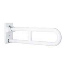 Поручень полукруглый для людей с огр. Возможностями 600 мм Белый с нейлоновым покрытием