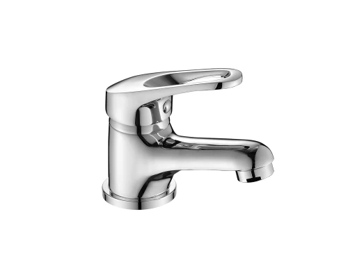 DR21 Смеситель для раковины, монолит.излив 94мм, р/ОД, хром, DR, DR21011