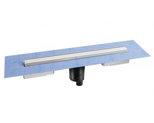 Желоб водосток В1 KERAMIK 700, хром глянец, S-сифон D50/105 H50 вертикальный, BERGES