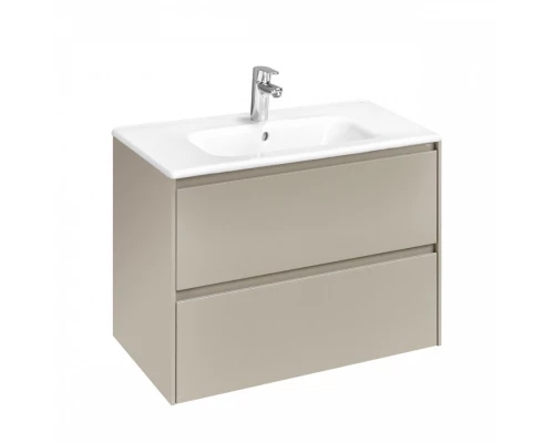 ONA Модуль для раковины 800 мм, 785x450x565 мм, с 2 ящиками, бежево-серый матовый, ROCA
