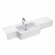 Раковина HOTEL B 129, левая, белая