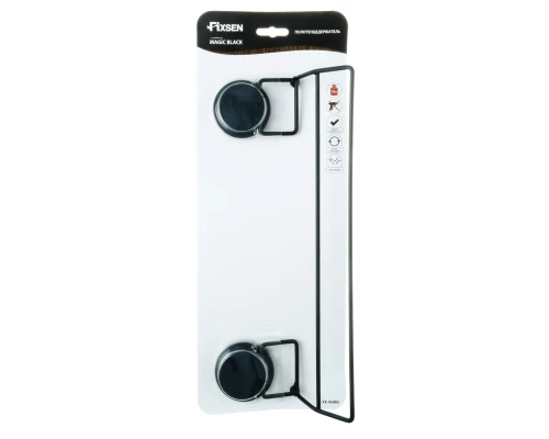 Полотенцедержатель трубчатый 2-ой FIXSEN Magic Black FX-45002)