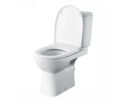 ACCESS Унитаз-компакт, горизонтальный выпуск, 2-х режимная арматура, сиденье дюропласт Soft-close, C