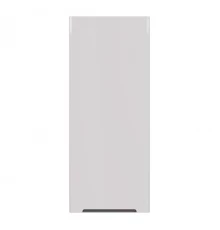 Полупенал Lemark BUNO 35 см подвесной, 1 дверный, правый, цвет планки: Серый, цвет корпуса, фасада: 