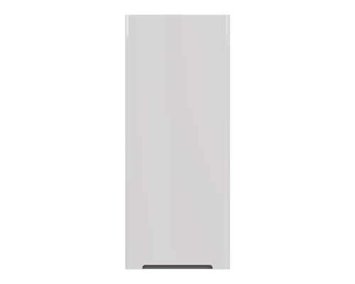 Полупенал Lemark BUNO 35 см подвесной, 1 дверный, правый, цвет планки: Серый, цвет корпуса, фасада: 