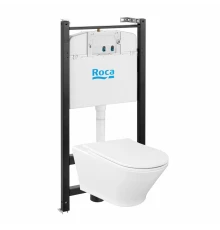 THE GAP ROUND чаша унитаза подвесная Rimless, с инсталляционной системой, сиденье