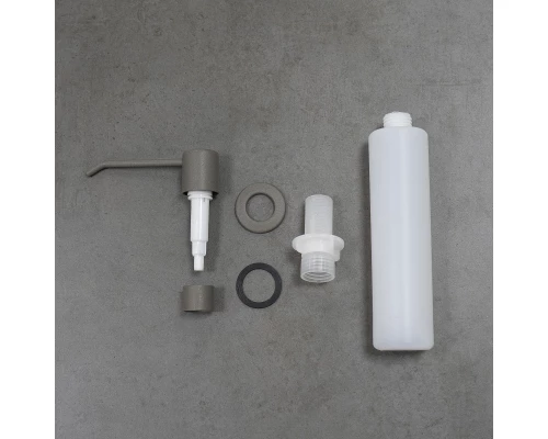 Expert Дозатор для мойки в цвет мойки и смесителя, серый шелк, LM, LM8201PGS