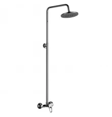 B35 Смеситель для душа, без излива с верх.лейкой 'Троп.дождь', р/ОД, хром, ROS, B35-44