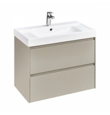 ONA Модуль для раковины 800 мм, 785x450x565 мм, с 2 ящиками, бежево-серый матовый, ROCA