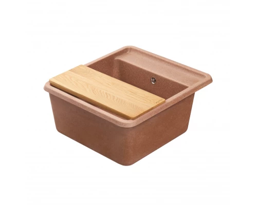 Мойка для кухни  Беллис 57 570x510x250 мм, прямоуг., терракот