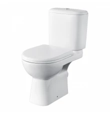 ACCESS Унитаз-компакт, горизонтальный выпуск, 2-х режимная арматура, сиденье дюропласт Soft-close, C