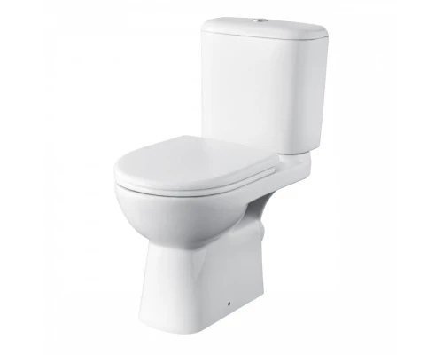 ACCESS Унитаз-компакт, горизонтальный выпуск, 2-х режимная арматура, сиденье дюропласт Soft-close, C