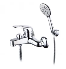 Luna Смеситель для рванны, монолит.излив 158мм лейка, р/ОД, хром, LM, LM4134C