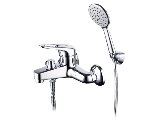 Luna Смеситель для рванны, монолит.излив 158мм лейка, р/ОД, хром, LM, LM4134C