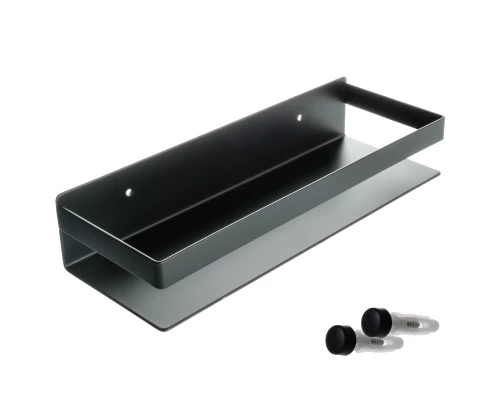 Полка прямоугольная одноэтажная FIXSEN HOTEL черная (FX-31003G)