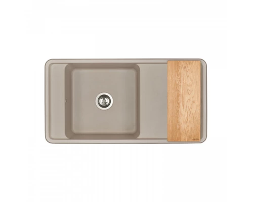 Мойка для кухни  Беллис 97 970x510x250 мм, прямоуг., серый шелк