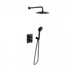 Встраиваемая термостатическая душевая система с тропическим душем и душевым комплектом BLAUTHERM 948