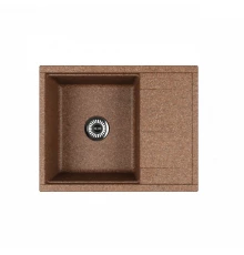 Мойка для кухни  Делия 65 650x516x218 мм, прямоуг. с крылом, терракот