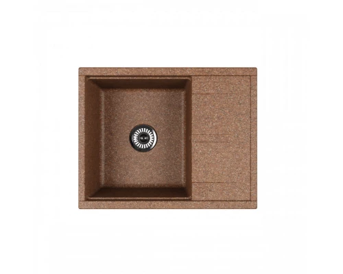 Мойка для кухни  Делия 65 650x516x218 мм, прямоуг. с крылом, терракот
